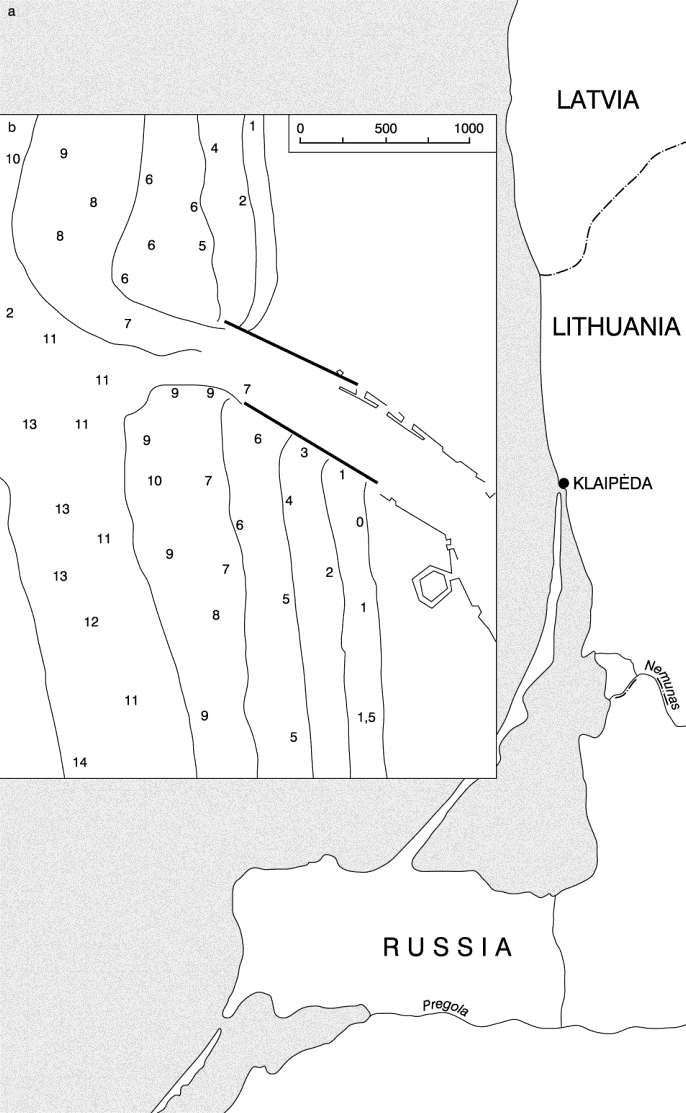 1 pav. Tirtojo rajono lokalizacija Pietryčių Baltijos regione / Fig. 1. Location of the area studied in the south-eastern Baltic region