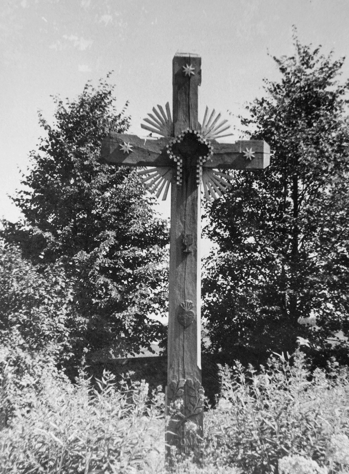 14 pav. Kryžius, 1948. Upytė, Panevėžio r. V. Miliaus nuotr., 1955. LII BR, f. 73, ng. 2060