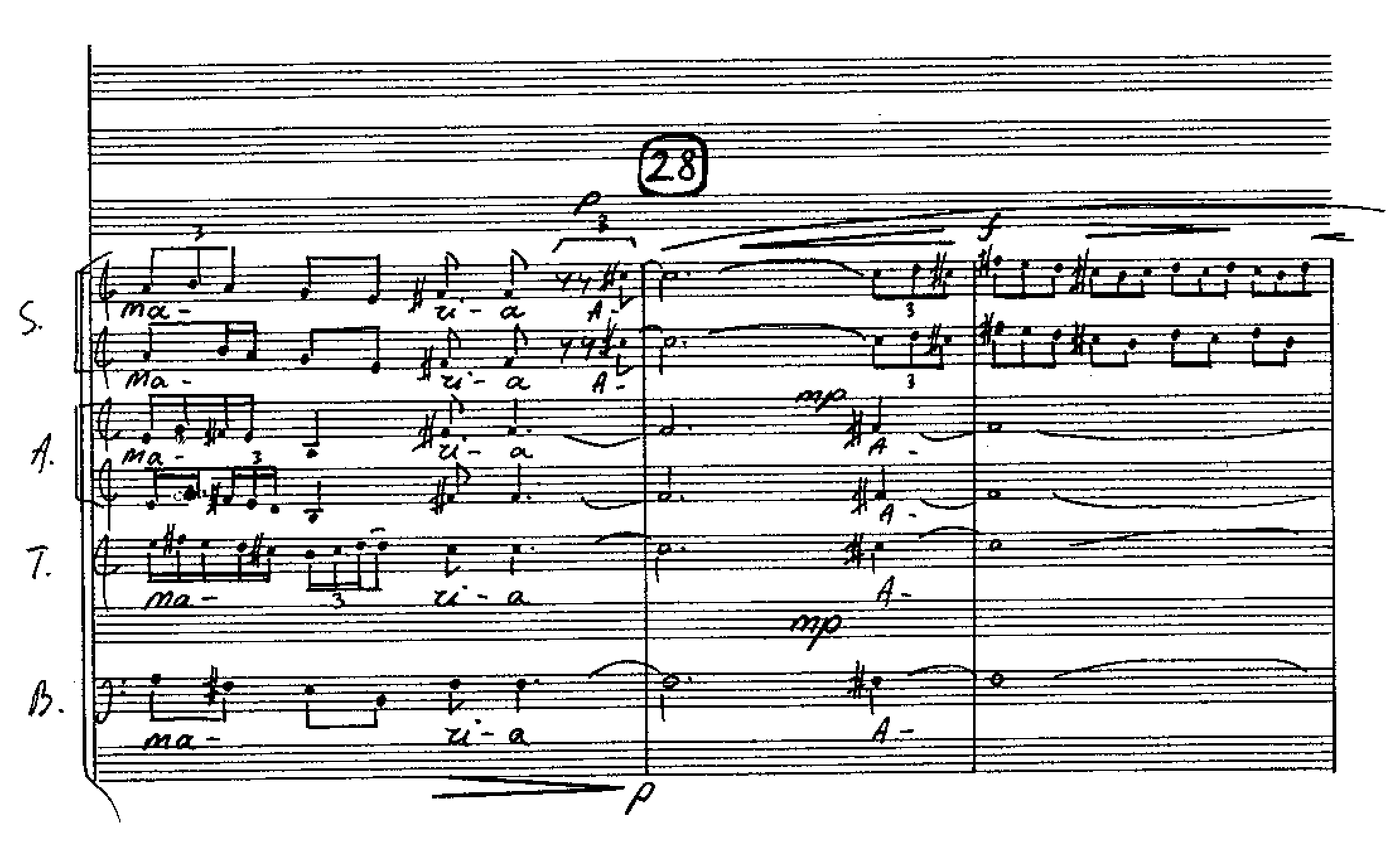 2 pvz. „Angelus Domini (symphonia prima)“