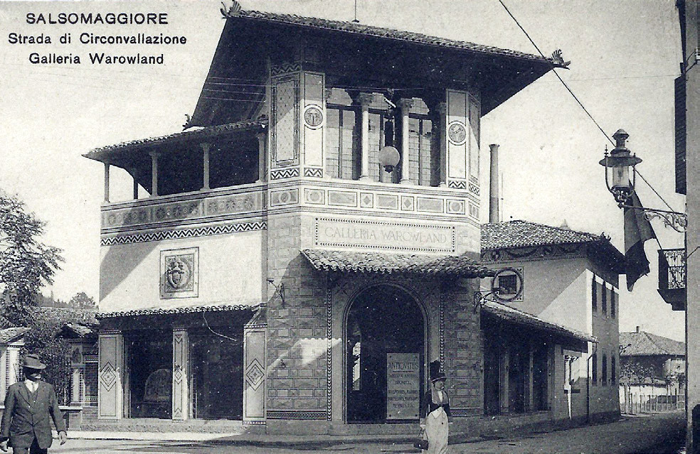 3 pav. „Galleria Warowland“ padalinys Salsomaggiore Terme kurorte. Atvirukas pagal A. Mattioli nuotrauką. XX a. pr. Asmeninė autorės kolekcija