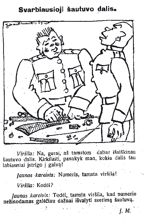 J. M., „Svarbiausioji šautuvo dalis“