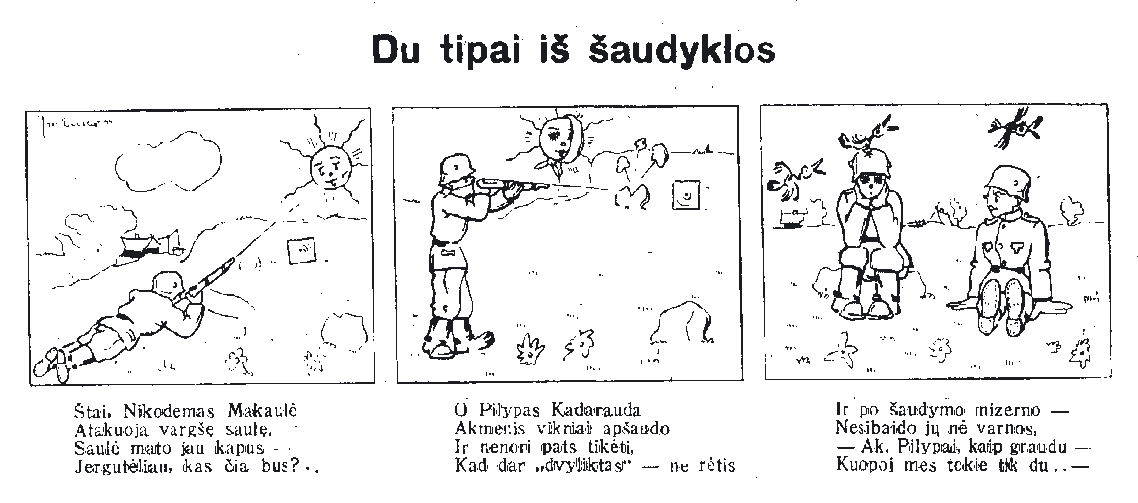 „Du tipai iš šaudyklos“