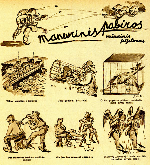 „Manevrinės pabiros“