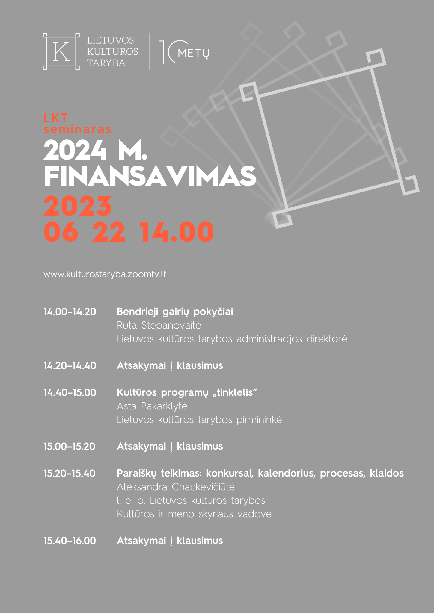LKT seminaras: 2024 m. finansavimas